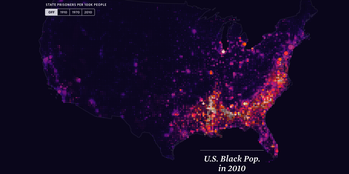 Mapping Slavery Against US Incarceration