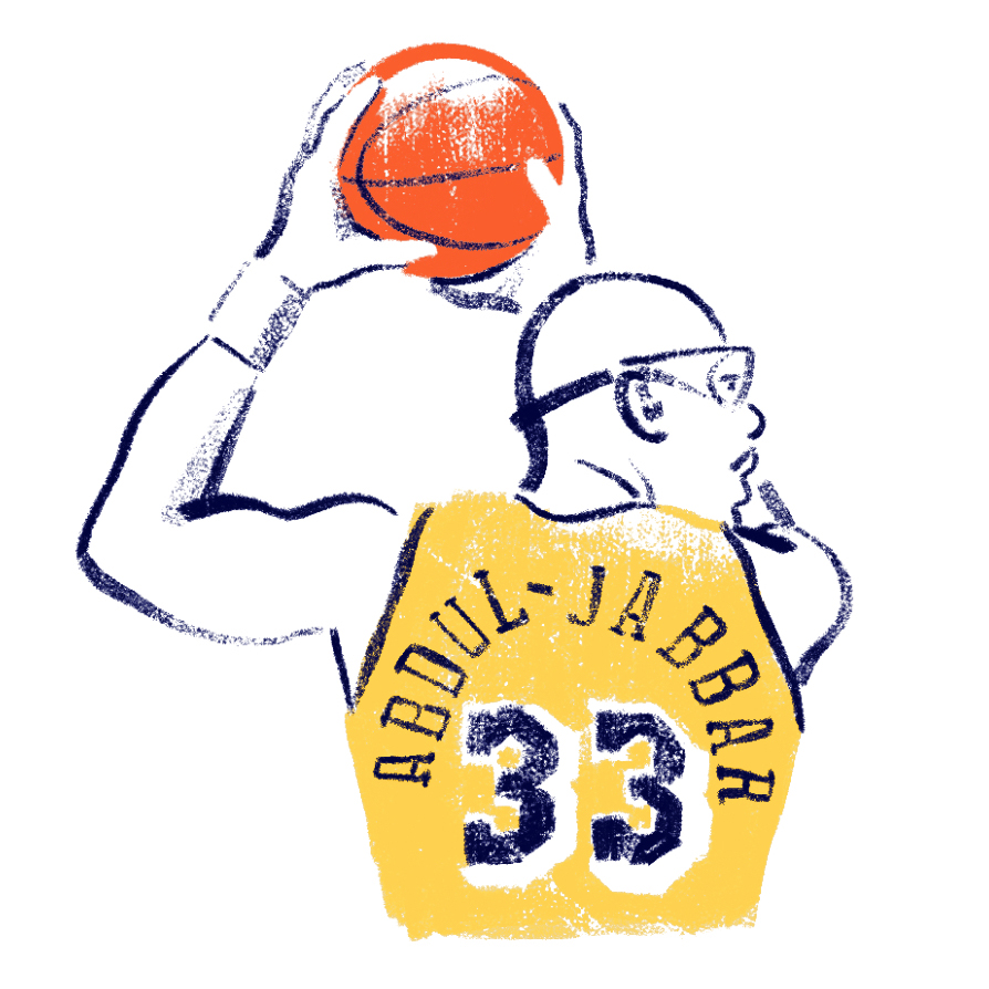 Kareem Abdul-Jabbar illustration