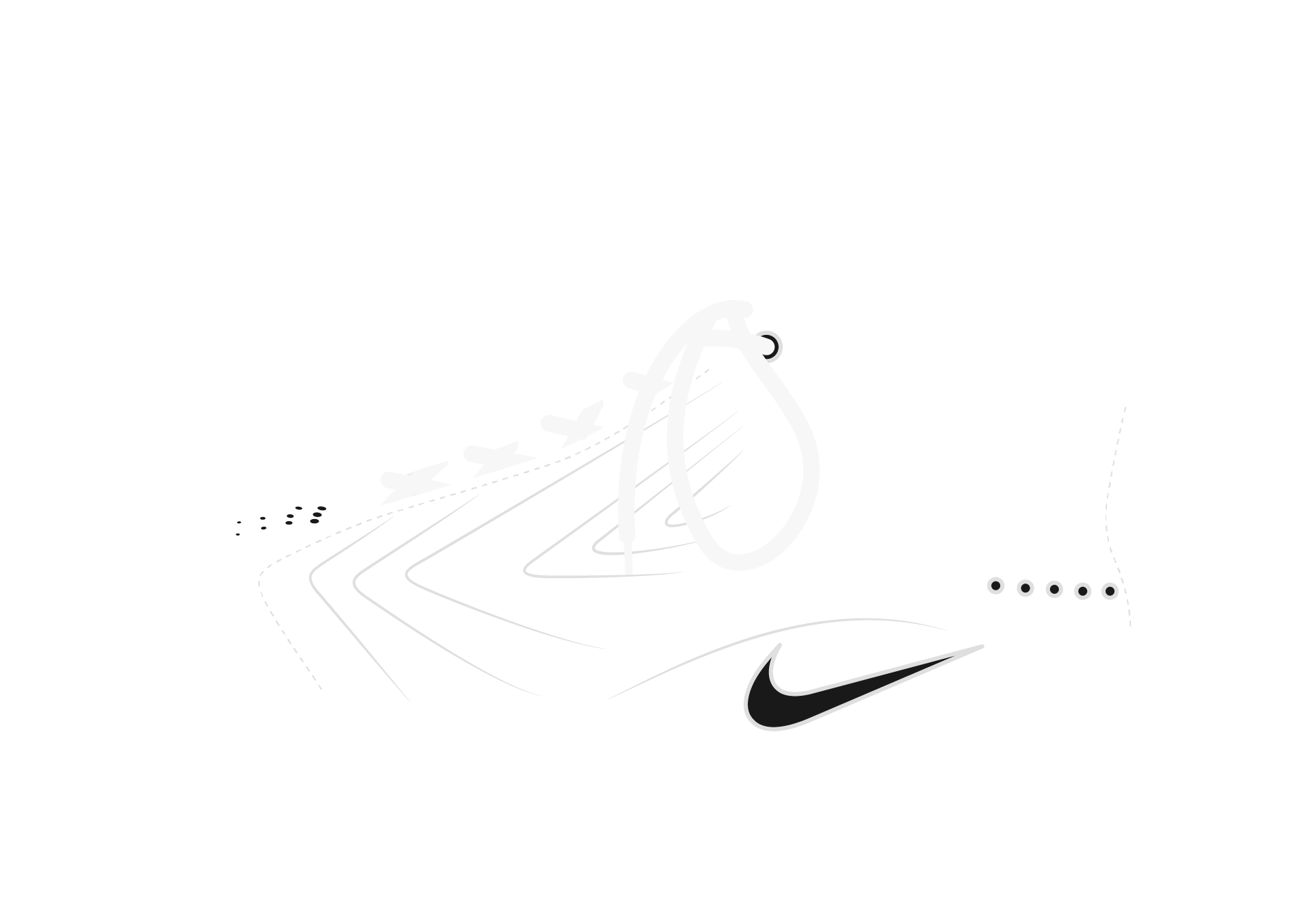 shoe details like stitches, logos, and writing for the Air Swoopes Premier (VII)
