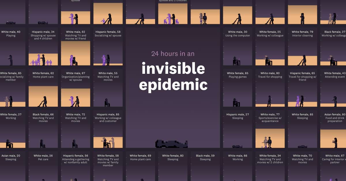 24 hours in an invisible epidemic