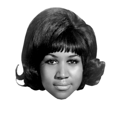 headshot of Aretha Franklin