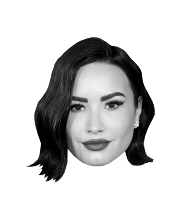 headshot of Demi Lovato