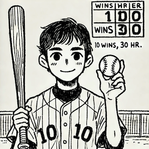 ai generated illustration of Shohei Ohtani