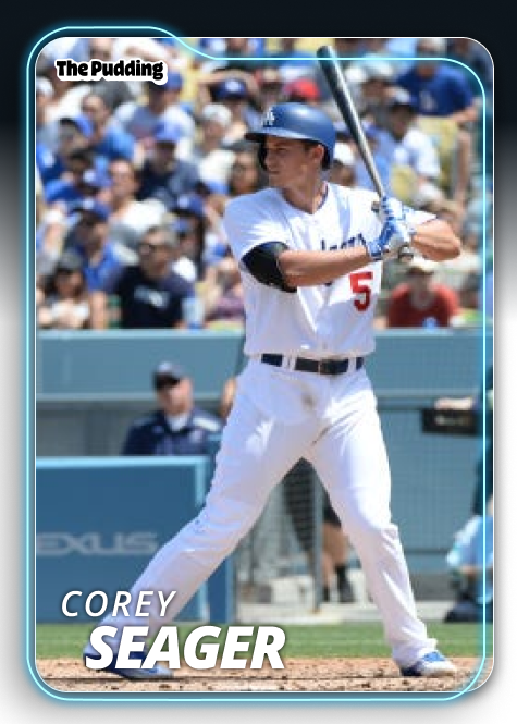 Baseball card of Corey Seager