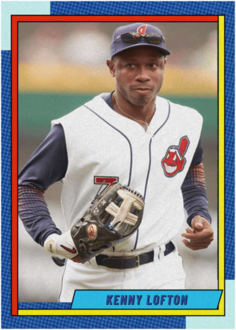 Baseball card of Kenny Lofton