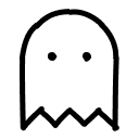drawing of a ghost