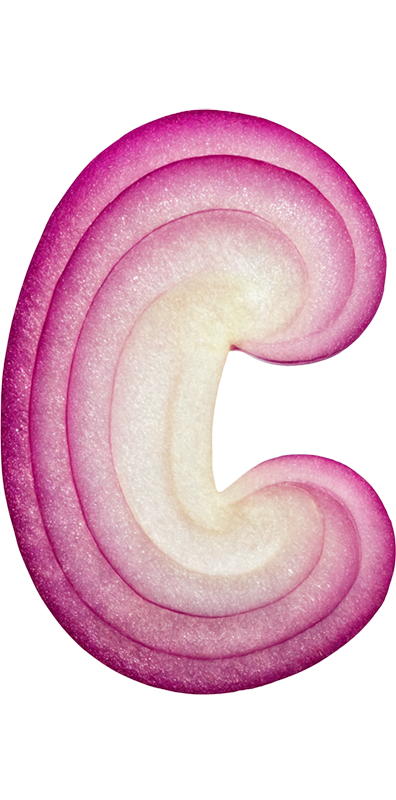 C styled as an Onion