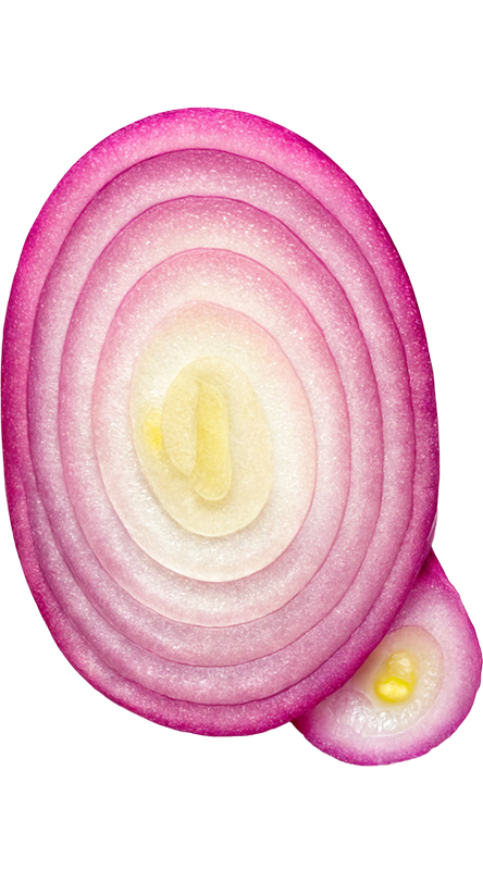 Q styled as an Onion