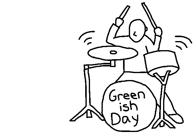 illustration of a drummer