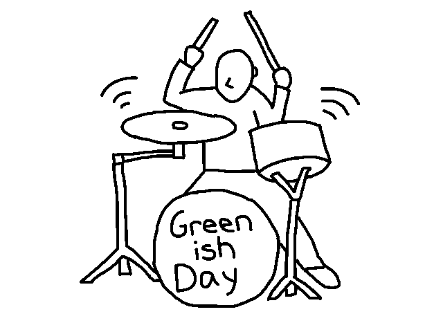 illustration of a drummer