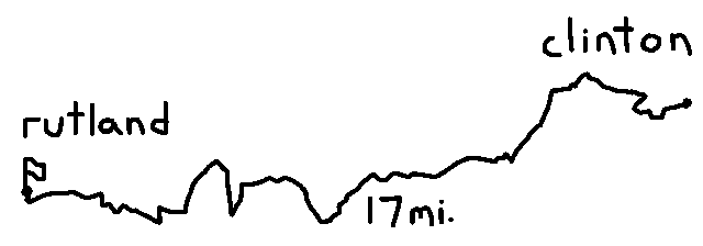 illustration of a route