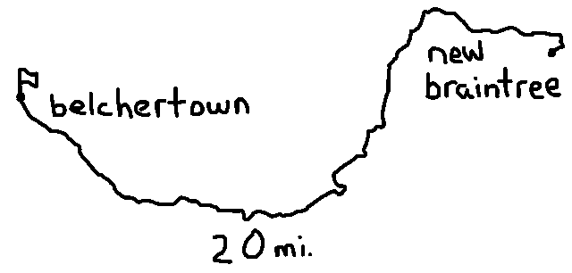 illustration of a route