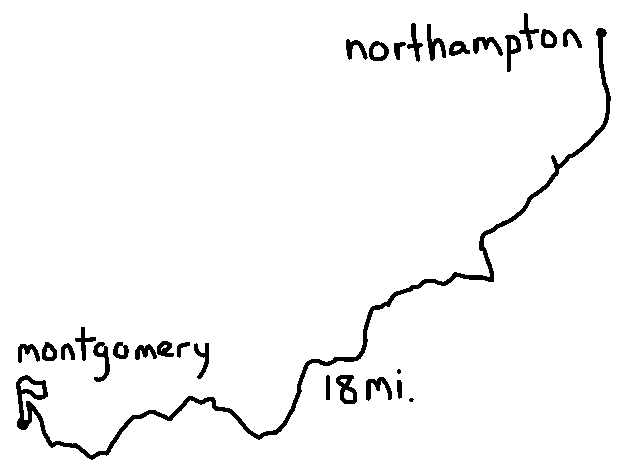illustration of a route