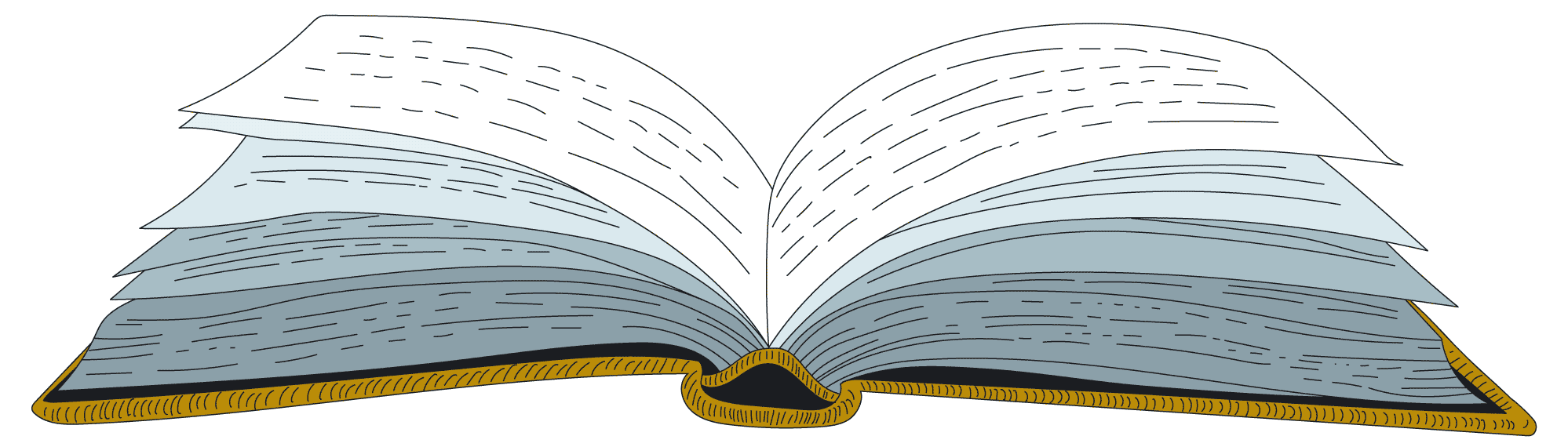Illustration of an open book.