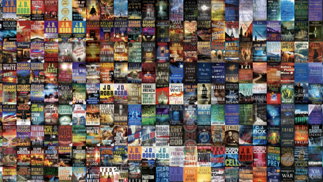 Top-Selling Book Covers, Arranged by Visual Similarity