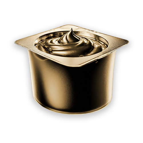 a golden pudding cup that looks like a trophy